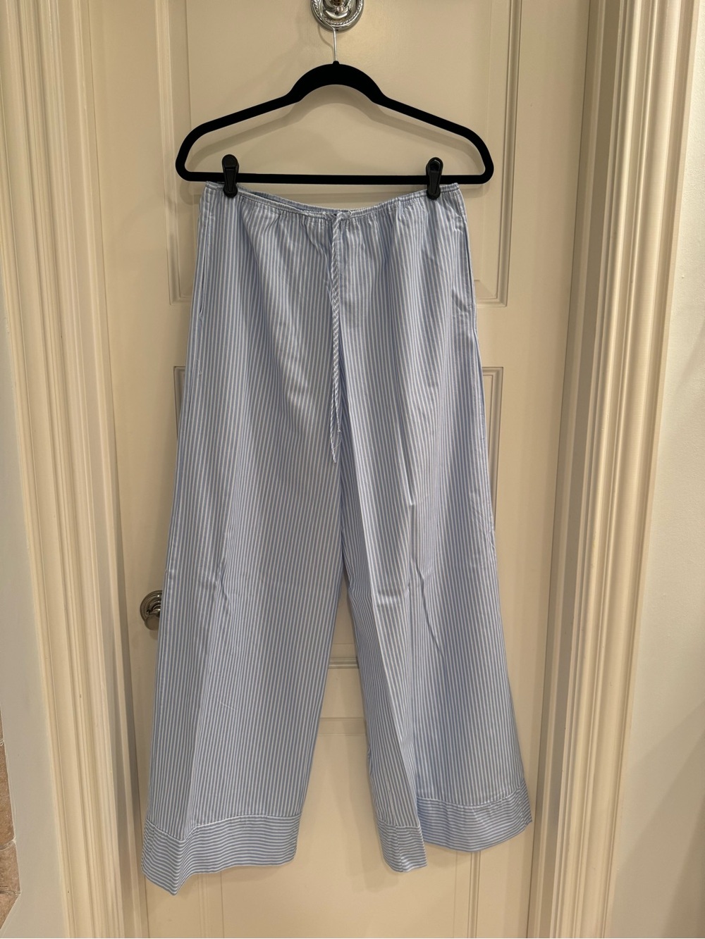 Zara Light Blue & White Striped Women’s Pants